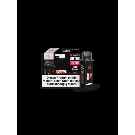 Aspire GoTek X Pink Lemon Pod (2 Stück pro Packung)