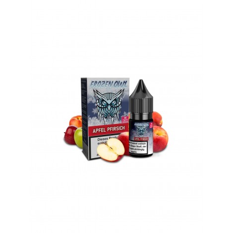 Frozen OWL Apfel Pfirsich Nikotinsalz Liquid 10 ml 20 mg