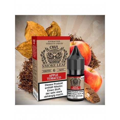 OWL Smoke Leaf Apple Tobacco Aroma Nikotinliquid 10 ml 6 mg