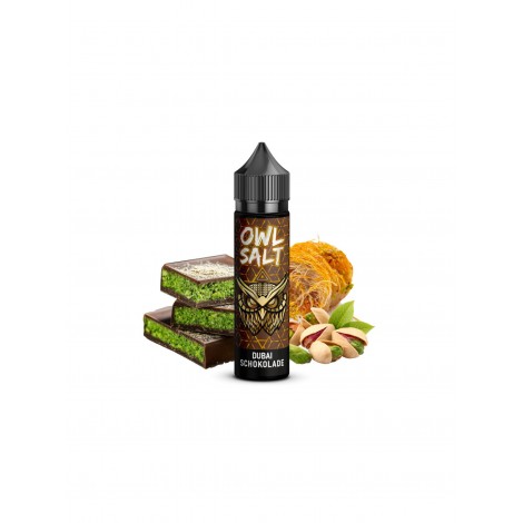 OWL Salt Longfill Dubai Schokolade Aroma 10 ml in 60 ml Flasche