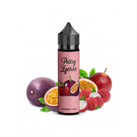 Vip Vape Liquids - Passy Lychee - 10ml Aroma in 60ml Longfill Flasche