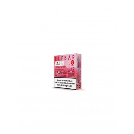 Elfbar Elfa Einweg Pod - Strawberry Raspberry - 20mg Nikotinsalz 2ml - 2er Pack