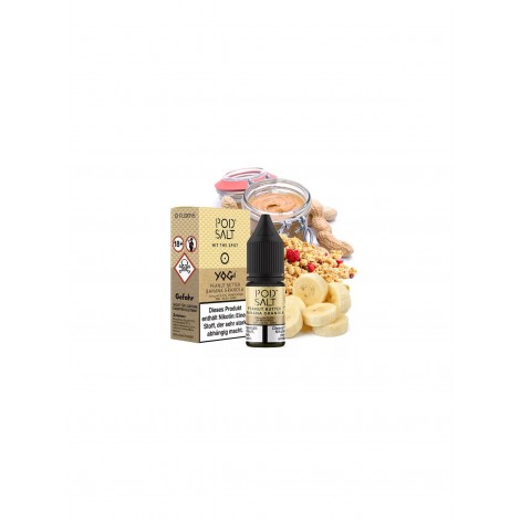 Pod Salt Fusion - Peanut Butter Banana Granola - 10ml Liquid 20mg Nikotinsalz
