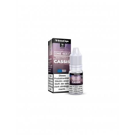InnoCigs One Way - Cassis Nikotinsalz Liquid 10ml - 10mg/ml