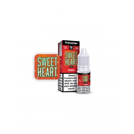 InnoCigs - Sweetheart Erdbeer Liquid 10ml - 0mg/ml