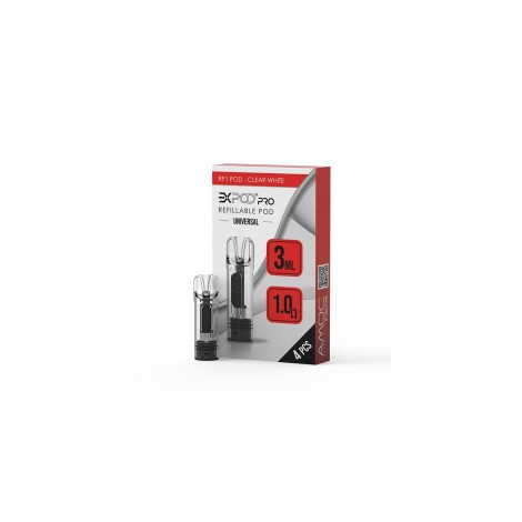 Expod Pro RP1 Refillable Pod - Clear White (4 Stück pro Packung)
