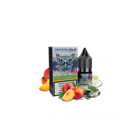 Frozen OWL Pfirsich Grüner Tee Nikotinsalz Liquid 10 ml 20 mg