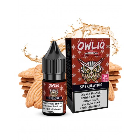 Liquid Spekulatius Aroma - OWLIQ Winteredition 10 ml 20 mg