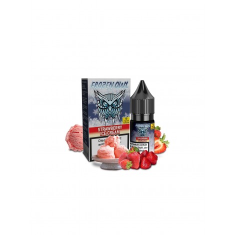 Frozen OWL Strawberry Ice Cream Nikotinsalz Liquid 10 ml 10 mg