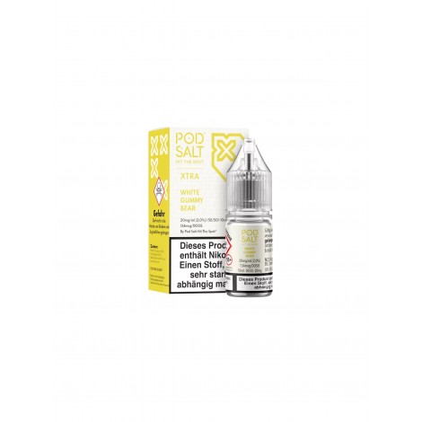 Pod Salt X - White Gummy Bear - Liquid 20mg 10ml