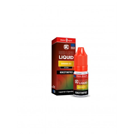 SC - RED LINE - BANANA ICE - Nikotinsalz  Liquid - 0mg/ml