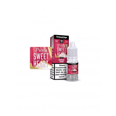 InnoCigs - Pretty Sweetheart Sahne-Erdbeer Liquid 10ml - 0mg/ml