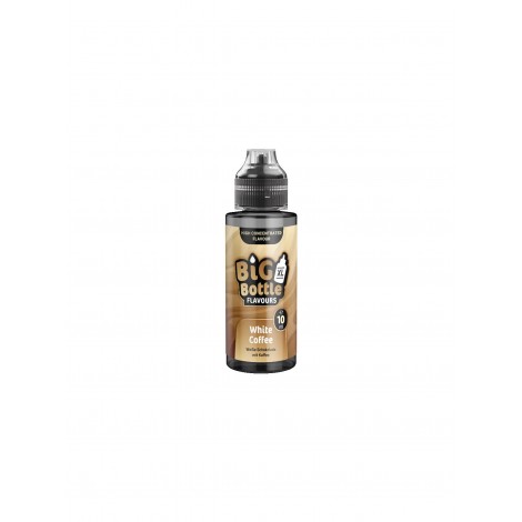 Big Bottle Aroma Longfill - White Coffee - 10ml in 120ml Flasche