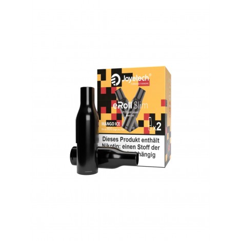 Joyetech eRoll Slim Pod (2 Stück pro Packung) - Mango Ice - 20 mg/ml