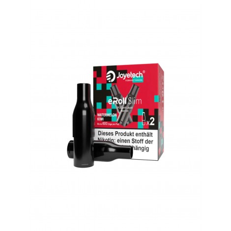 Joyetech eRoll Slim Pod (2 Stück pro Packung) -  Watermelon Kiwi - 20 mg/ml