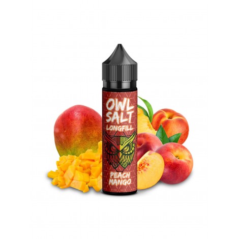 OWL Salt Longfill Peach Mango 10 ml in 60 ml