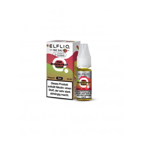 ELFLIQ - Kiwi Passion Fruit Guava - Nikotinsalz Liquid - 10mg/ml