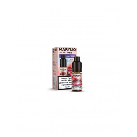 Maryliq Nikotinsalz - Peach Strawberry Watermelon Ice - 20mg 10ml