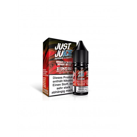 JUST JUICE - FUSION MANGO & BLOOD ORANGE ON ICE - NIKOTINSALZ LIQUID 20mg/ml