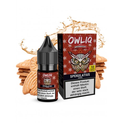 Liquid Spekulatius Aroma - OWLIQ Winteredition 10 ml 10 mg