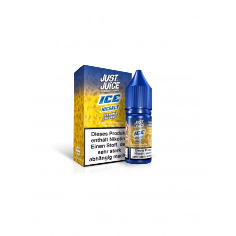 JUST JUICE - CITRON & COCONUT ICE - NIKOTINSALZ LIQUID 11mg/ml