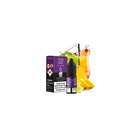 Pod Salt Fusion - Summer Syrup - 10ml Liquid 20mg Nikotinsalz