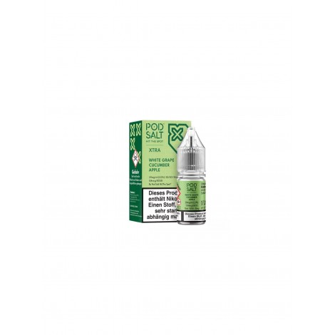 Pod Salt X - White Grape Cucumber Apple - Liquid 20mg 10ml