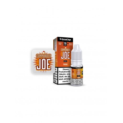 InnoCigs - Commander Joe Tabak Liquid 10ml - 18mg/ml